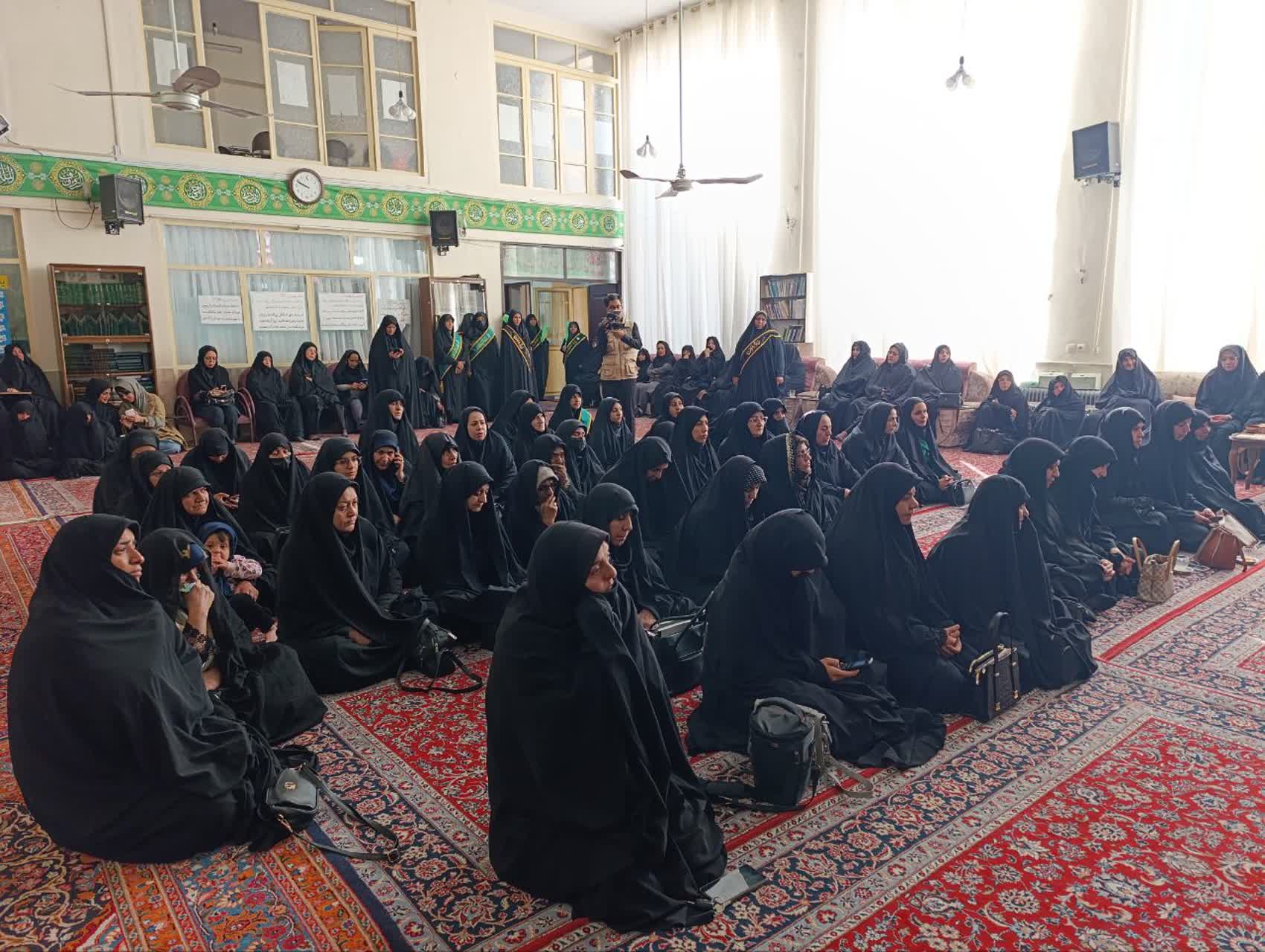 حضور دبیر ستاد امر به معروف و نهی از منکر استان در مراسم عزاداری فاطمیه 